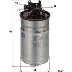 MANN-FILTER Kraftstofffilter WK823/1 MANN-FILTER Kraftstofffilter WK823/1