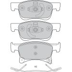 Valeo Bremsbelagsatz 601469 Valeo Bremsbelagsatz 601469