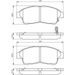 0 986 424 124 Bosch Bremsbelagsatz 0 986 424 124 0 986 424 124 Bosch Bremsbelagsatz 0 986 424 124