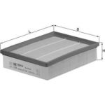 MAHLE Luftfilter LX 1029 MAHLE Luftfilter LX 1029