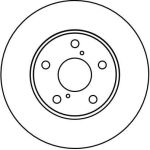 TRW Bremsscheibe DF4114 TRW Bremsscheibe DF4114