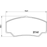 BREMBO Bremsklötze VA P 24 023 BREMBO Bremsklötze VA P 24 023