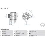 Bosch Lichtmaschine 0 986 083 900 Bosch Lichtmaschine 0 986 083 900