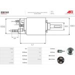 SS0163 AS-PL Magnetschalter für Anlasser SS0163 SS0163 AS-PL Magnetschalter für Anlasser SS0163