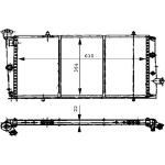 MAHLE Kühler, Motorkühlung CR 444 000S MAHLE Kühler, Motorkühlung CR 444 000S