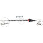 A.B.S. Handbremsseil Seilzug Festellbremse K12076 A.B.S. Handbremsseil Seilzug Festellbremse K12076