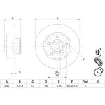 Bremsscheibe HA 0 986 479 271 Bremsscheibe HA 0 986 479 271