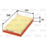 Valeo Luftfilter 585359 Valeo Luftfilter 585359