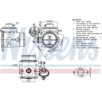 Nissens AGR-Ventil 98301 Nissens AGR-Ventil 98301