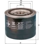 OC 77 MAHLE Ölfilter OC 77, Anschraubfilter, Höhe 81 mm – u. a. für Honda Civic III Hatchback (AL, AJ, AG, AH), Stufenheck (AM, AK, AU), I (SF) – OE Nummer 15000689004 - l OC 77 MAHLE Ölfilter OC 77, Anschraubfilter, Höhe 81 mm – u. a. für Honda Civic III Hatchback (AL, AJ, AG, AH), Stufenheck (AM, AK, AU), I (SF) – OE Nummer 15000689004 - l