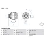 Lichtmaschine 0 986 080 710 Lichtmaschine 0 986 080 710