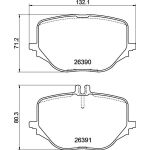 BREMBO Bremsklötze HA P 50 170