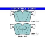 ATE Bremsbelagsatz BMW S. 1/2/3/4/X3/X4 11- Keramik 13.0470-3857.2 ATE Bremsbelagsatz BMW S. 1/2/3/4/X3/X4 11- Keramik 13.0470-3857.2