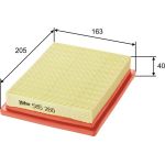 Valeo Luftfilter 585266 Valeo Luftfilter 585266