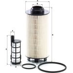 MANN-FILTER Kraftstofffilter LKW PU 8010/1-2 x MANN-FILTER Kraftstofffilter LKW PU 8010/1-2 x