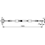 Handbremsseil 1987482128 Handbremsseil 1987482128