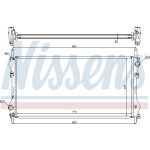 Nissens Wasserkühler PKW 62043A Nissens Wasserkühler PKW 62043A