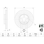 Bosch Bremsscheibe 0 986 479 974 Bosch Bremsscheibe 0 986 479 974