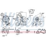 NISSENS Turbolader 93080 NISSENS Turbolader 93080