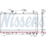 Nissens Wasserkühler PKW 64640A Nissens Wasserkühler PKW 64640A