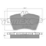 TOMEX brakes Bremsbelagsatz, Scheibenbremse TX 14-56 TOMEX brakes Bremsbelagsatz, Scheibenbremse TX 14-56