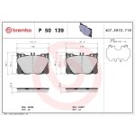 BREMBO Bremsklötze VA P 50 139 BREMBO Bremsklötze VA P 50 139