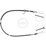 A.B.S. Handbremsseil Seilzug Festellbremse K19397 A.B.S. Handbremsseil Seilzug Festellbremse K19397