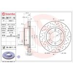 Bremsscheibe VA 09.D617.1X Bremsscheibe VA 09.D617.1X