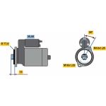 Bosch Starter 0 986 022 700 Bosch Starter 0 986 022 700
