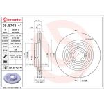 15 482 053 Bremsscheibe HA 09.B743.41 15 482 053 Bremsscheibe HA 09.B743.41