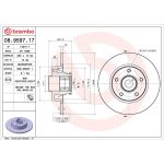 85 482 026 m.Radl. Bremsscheibe HA 08.9597.17 85 482 026 m.Radl. Bremsscheibe HA 08.9597.17