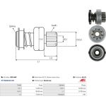FREILAUFGETRIEBE, STARTER SD0146P FREILAUFGETRIEBE, STARTER SD0146P