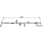 Handbremsseil li 1987482567 Handbremsseil li 1987482567