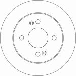 TRW Bremsscheibe DF6949 TRW Bremsscheibe DF6949