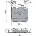 Bremsbelag 0 986 494 948 Bremsbelag 0 986 494 948
