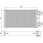 Valeo Wärmetauscher 812375 Valeo Wärmetauscher 812375