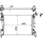 Kühler, Motorkühlung CR 1121 000S Kühler, Motorkühlung CR 1121 000S