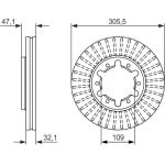 Bremsscheibe VA 0 986 479 359 Bremsscheibe VA 0 986 479 359