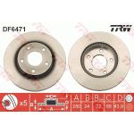 85 481 074 Bremsscheibe VA DF6471 85 481 074 Bremsscheibe VA DF6471