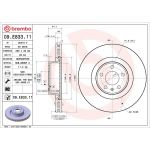 Bremsscheibe VA 09.E833.11 Bremsscheibe VA 09.E833.11