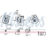 NISSENS Turbolader 93274 NISSENS Turbolader 93274