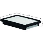 MAHLE Luftfilter LX 3028 MAHLE Luftfilter LX 3028