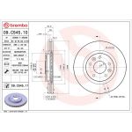 72 481 069 Bremsscheibe VA 09.C545.11 72 481 069 Bremsscheibe VA 09.C545.11