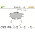302459 Valeo Bremsbelagsatz 302459 302459 Valeo Bremsbelagsatz 302459