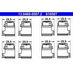 Zusatzsatz, Scheibenbremsbelag 13.0460-0507.2 Zusatzsatz, Scheibenbremsbelag 13.0460-0507.2