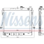 Nissens Wasserkühler PKW 606649 Nissens Wasserkühler PKW 606649