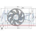 Nissens Kühlerlüfter PKW 85029 Nissens Kühlerlüfter PKW 85029