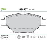 Valeo Bremsbelagsatz 598557 Valeo Bremsbelagsatz 598557
