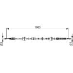 Handbremsseil 1987482661 Handbremsseil 1987482661