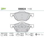 Valeo Bremsbelagsatz 598824 Valeo Bremsbelagsatz 598824